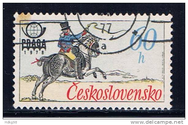 CSR+ Tschechoslowakei 1977 Mi 2377-78 - Used Stamps