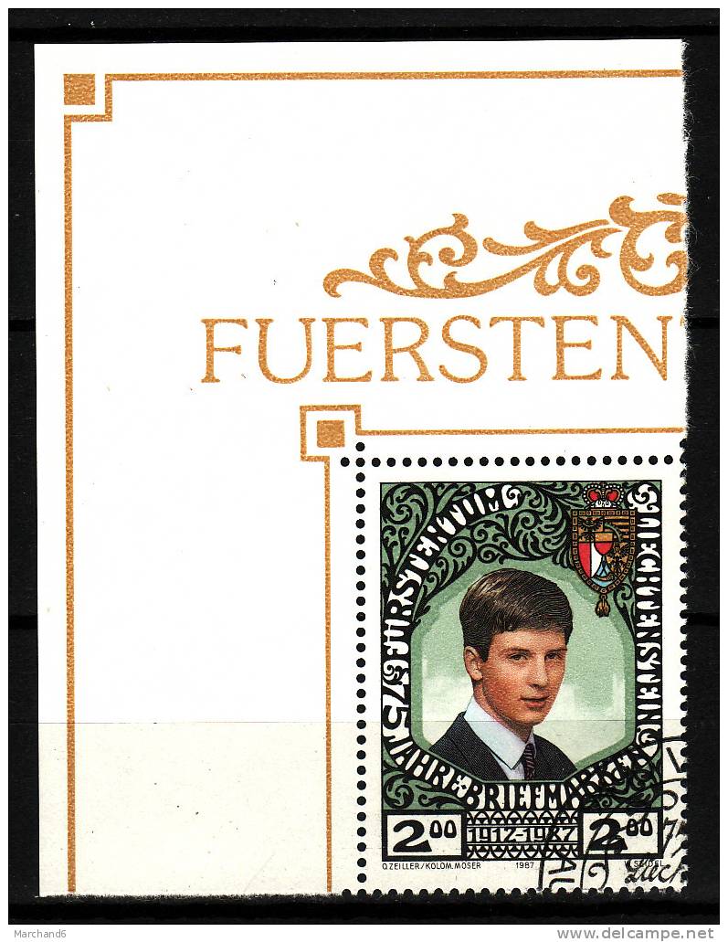 LIECHTENSTEIN.N°862.75e ANNIVERSAIRE DES TIMBRES.oblitéré - Used Stamps