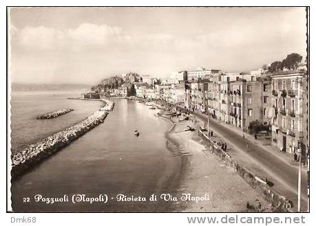 POZZUOLI ( NAPOLI ) RIVIERA DI VIA NAPOLI - 1957 - Pozzuoli