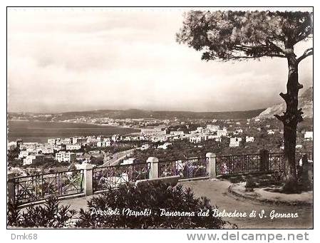 POZZUOLI ( NAPOLI ) PANORAMA DAL BELVEDERE DI S. GENNARO - 1958 - Pozzuoli