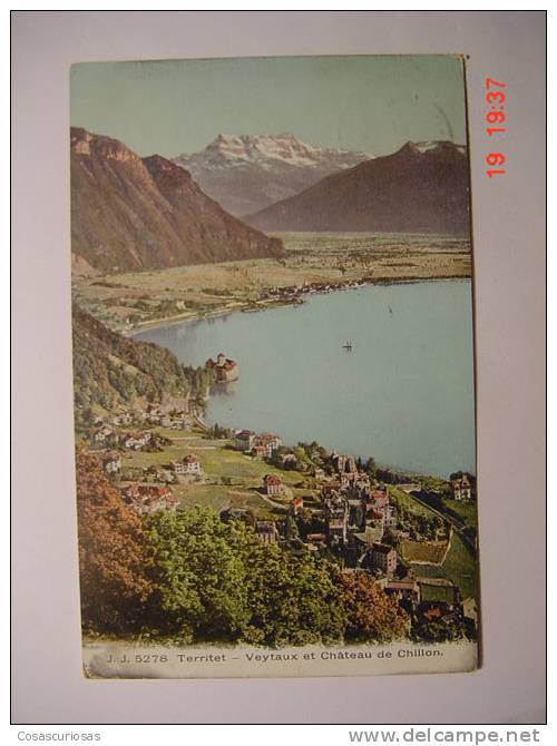 6310 SUISSE VD   TERRITET VEYTAUX ET CHATEAU DE CHILLON   YEARS  1900  OTHERS IN MY STORE - Veytaux