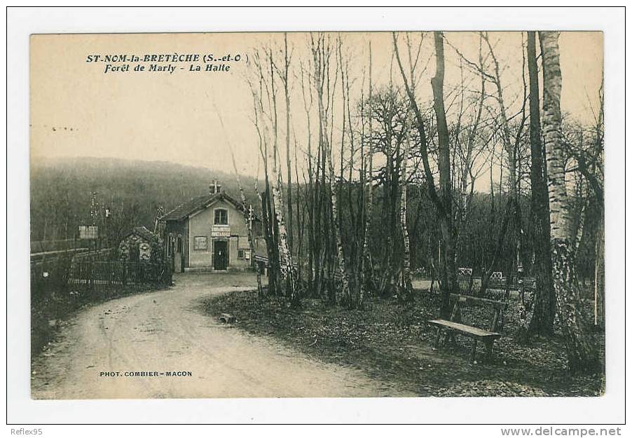 SAINT NOM LA BRETECHE - Fôret De Marly - La Halte - St. Nom La Breteche