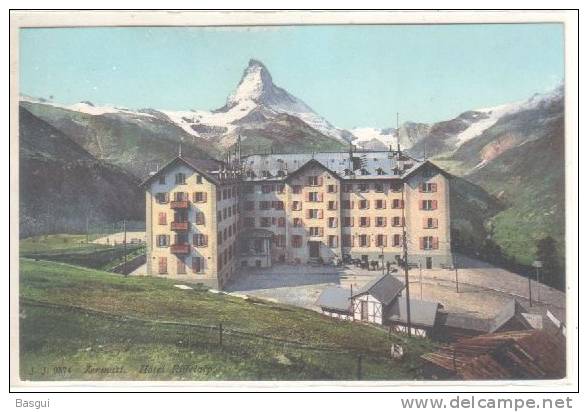 CPA Suisse VS Zermatt , Hotel Riffelalp - Zermatt