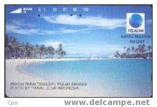 # INDONESIA S230 Pantai Parai Tenggiri 100 Tamura 08.94  Tres Bon Etat - Indonesië