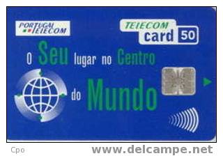 # Portugal TP95-3 Seu Iugar No Centro Do Mundo- Blue 50 Sc7 00.95  Tres Bon Etat - Portugal