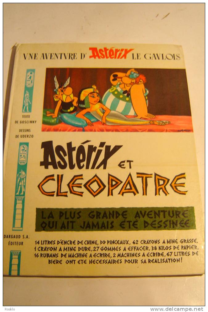 BD / ASTERIX ET CLEOPATRE  / EDITION 4° TRI 1968 / DANS L  ETAT - Astérix