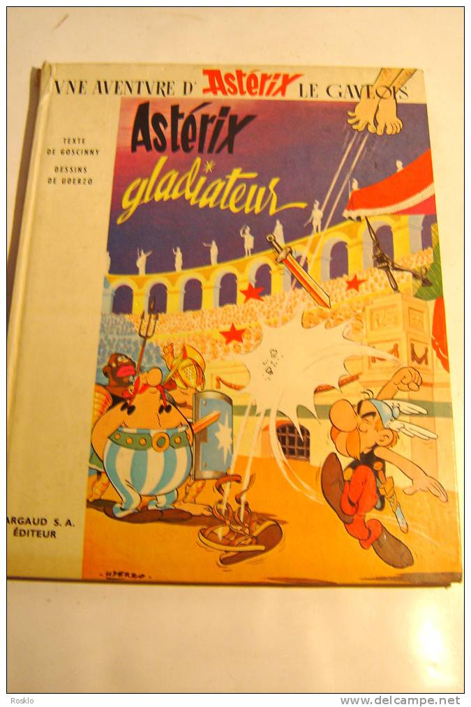 BD / ASTERIX GLADIATEUR   / EDITION 3° TRI 1964 / DANS L  ETAT - Asterix