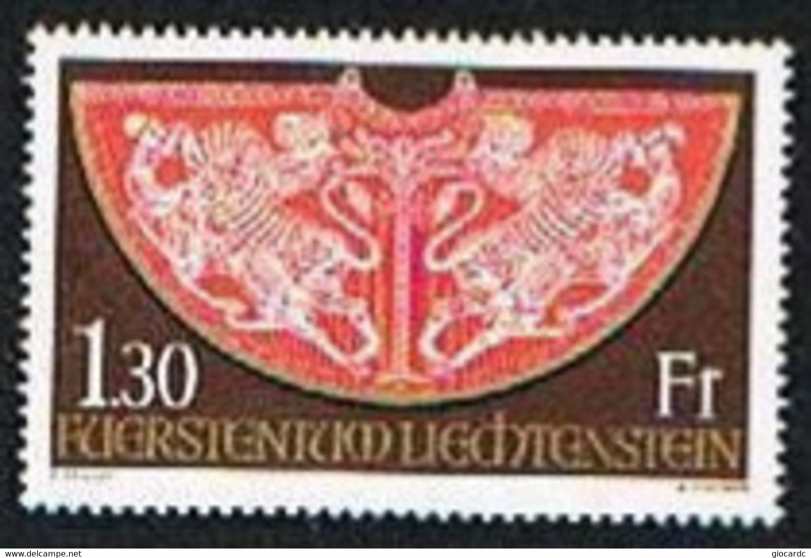 LIECHTENSTEIN -  YV. 577 -  1975   INSEGNE IMPERIALI  - NUOVI  (MINT) ** - Unused Stamps