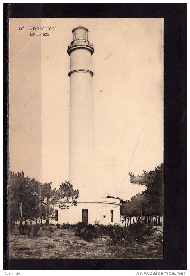 33 ARCACHON Phare, Ed Delboy MD 33, Dos 1900 - Arcachon