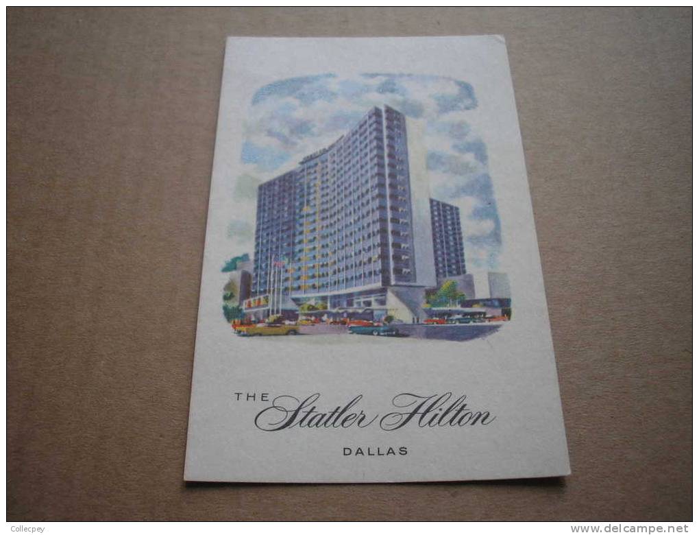 CPA DALLAS Hotel The Statler Hilton - Dallas