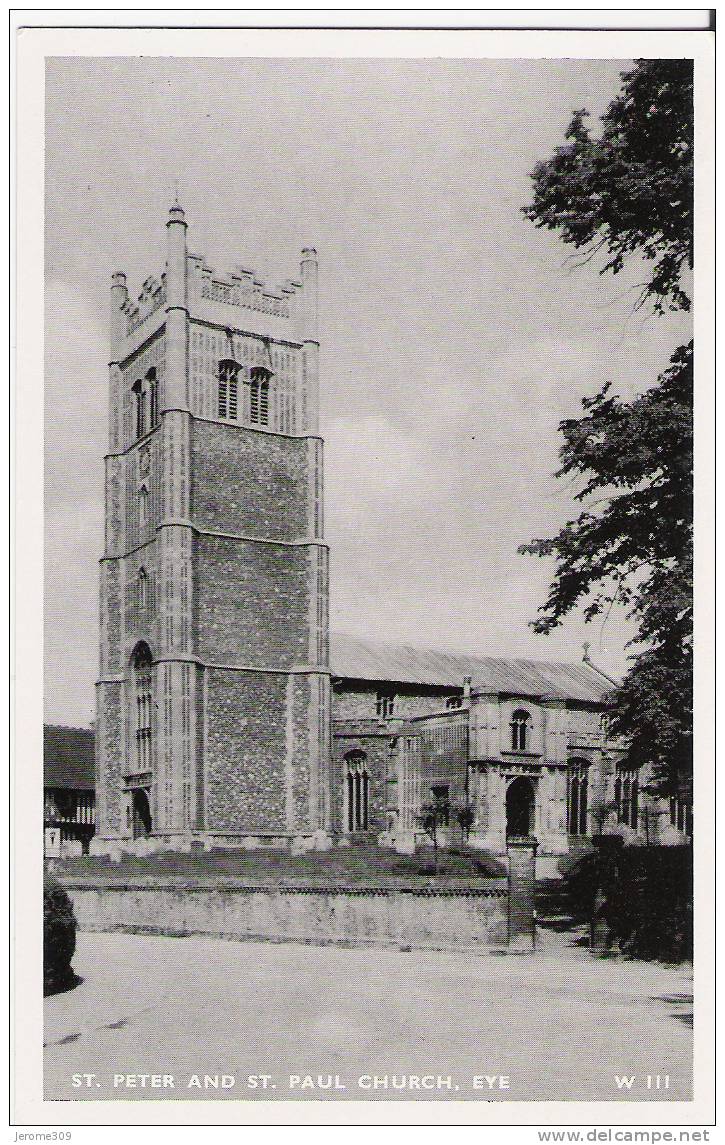 ROYAUME-UNI - AGLETERRE - EYE - CPA - N°111 - Eye, St-Peter And St-Paul Church - Autres & Non Classés