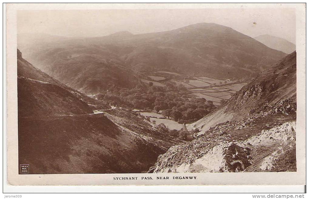 ROYAUME-UNI - PAYS DE GALLES - WALES - DEGANWY - CPA - Deganwy, Conwy, Sychnant Pass Near Deganwy - Caernarvonshire