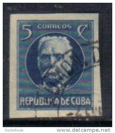 CUBA  Scott #  282  VF USED Imperforate - Oblitérés