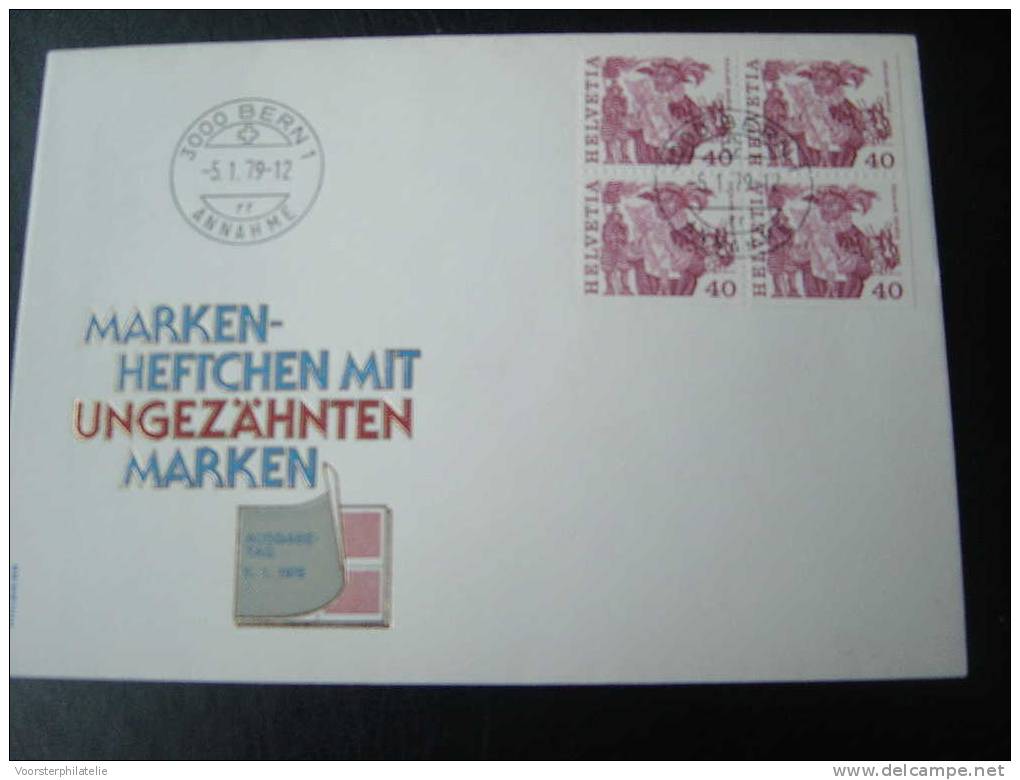 ZWITSERLAND HELVETIA SUISSE 1979 FDC MICHEL  BLANK - FDC