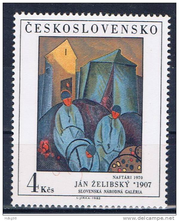 CSR+ Tschechoslowakei 1982 Mi 2695 Mnh Kunst - Unused Stamps