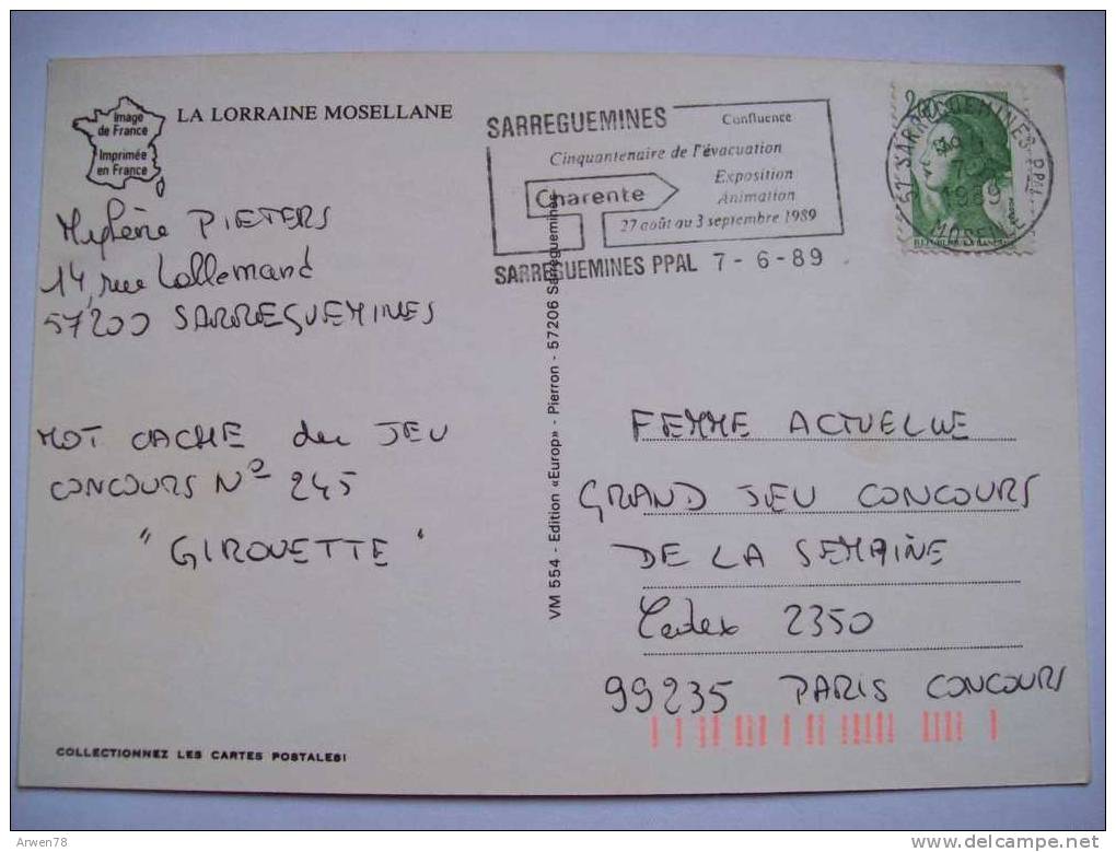 La Lorraine Mosellane Sarreguemines Boulay Metz Etc  Recto / Verso - Andere & Zonder Classificatie