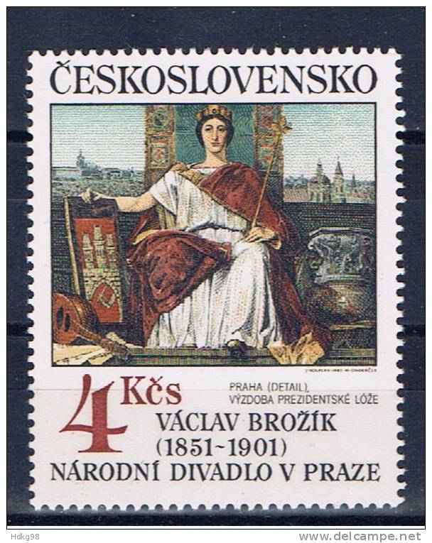 CSR+ Tschechoslowakei 1983 Mi 2740 Mnh Kunst - Unused Stamps