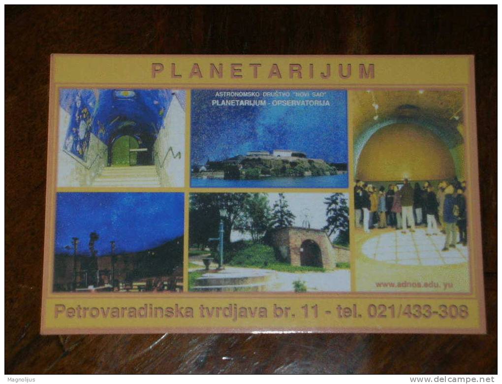 Novi Sad,Petrovaradin,Astronomy,Observatory,Planetarium,Cosmos,Space,postcard - Astronomie
