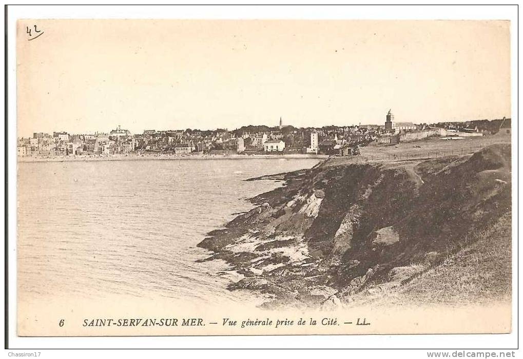 56 -  SAINT-SERVAN-sur-MER  -  Vue Générale Prise De La Cité - Saint Jean Brevelay