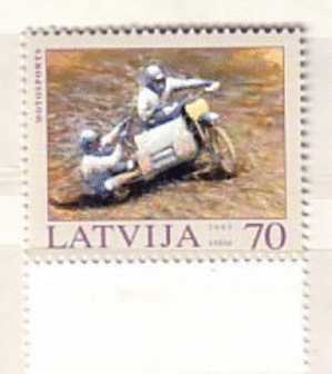 LATVIA - 2003  MOTOSPORT - Motorcycles  1v.-MNH - Motorfietsen
