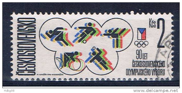 CSR+ Tschechoslowakei 1986 Mi 2861 - Usati