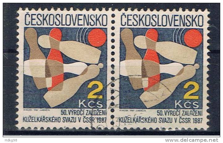 CSR+ Tschechoslowakei 1986 Mi 2896 (1 Briefmarke, 1 Stamp, 1 Timbre !!!) - Usati