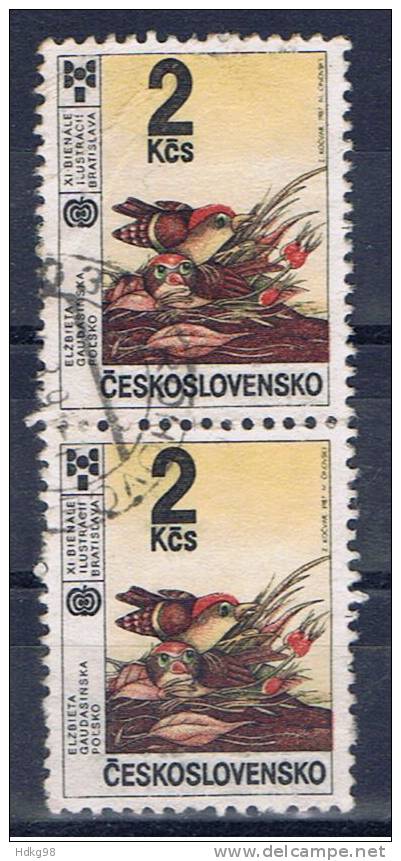 CSR+ Tschechoslowakei 1987 Mi 2923 (1 Briefmarke, 1 Stamp, 1 Timbre) - Usati