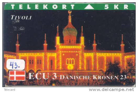 Denmark ECU DANMARK DANEMARK  (43) PIECES ET MONNAIES MONNAIE COINS MONEY PRIVE 4000 EX. * - Briefmarken & Münzen