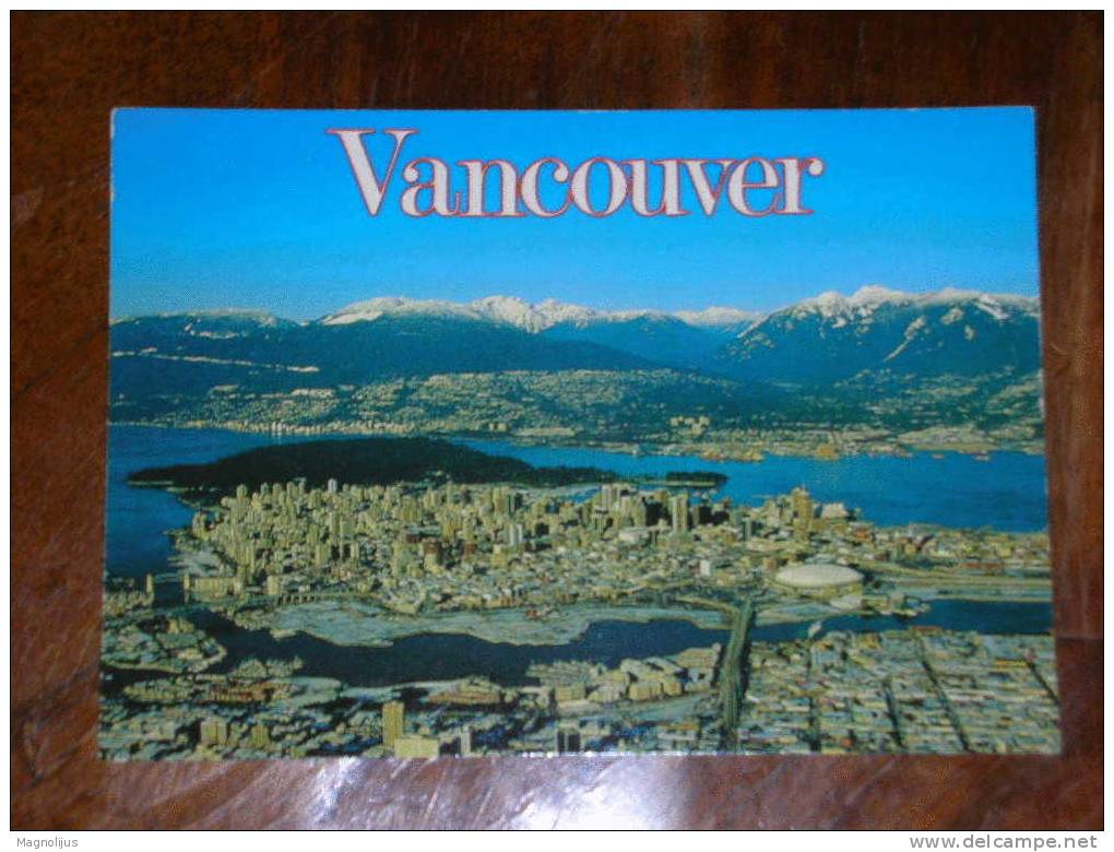 Canada,Vancouver,City View,Total,Automat Stamp,postcard - Vancouver