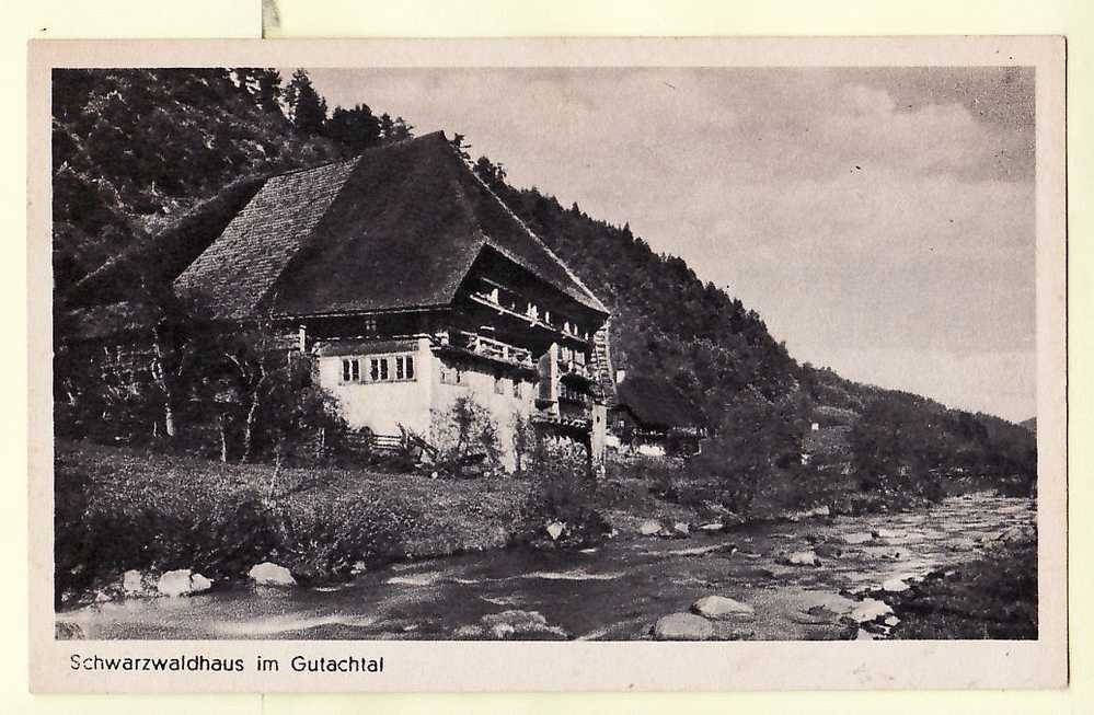 Bade Wurtemberg Gutach Schwarzwaldbahn SCHAWARZWALDHAUS GUTACHTAL 1920s ¤ SCHAFER 1512 ¤ ALLEMAGNE GERMANY DEUTSCHLAND - Gutach (Schwarzwaldbahn)