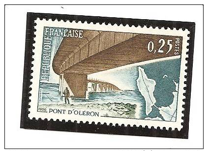 1966 N°1489  Y T - Coté 0,30 Euros - France Timbre - Pont De D´Oléron - - Nuovi