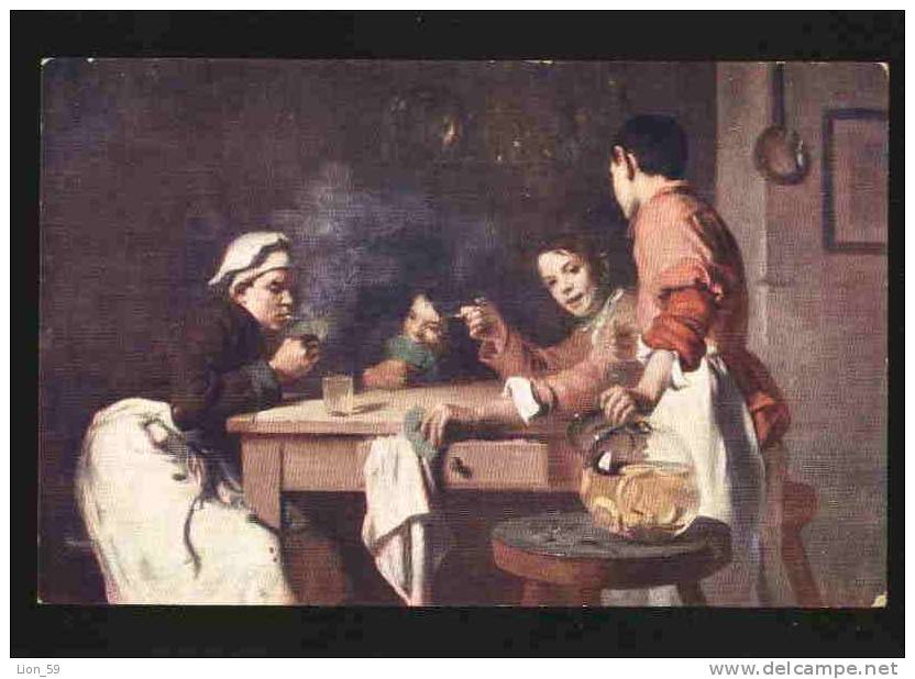 Art BAIL - Chef In The Kitchen A GAME Of CARDS , CARTOMANCY CIGARETTE Pc 15216 - Cartas