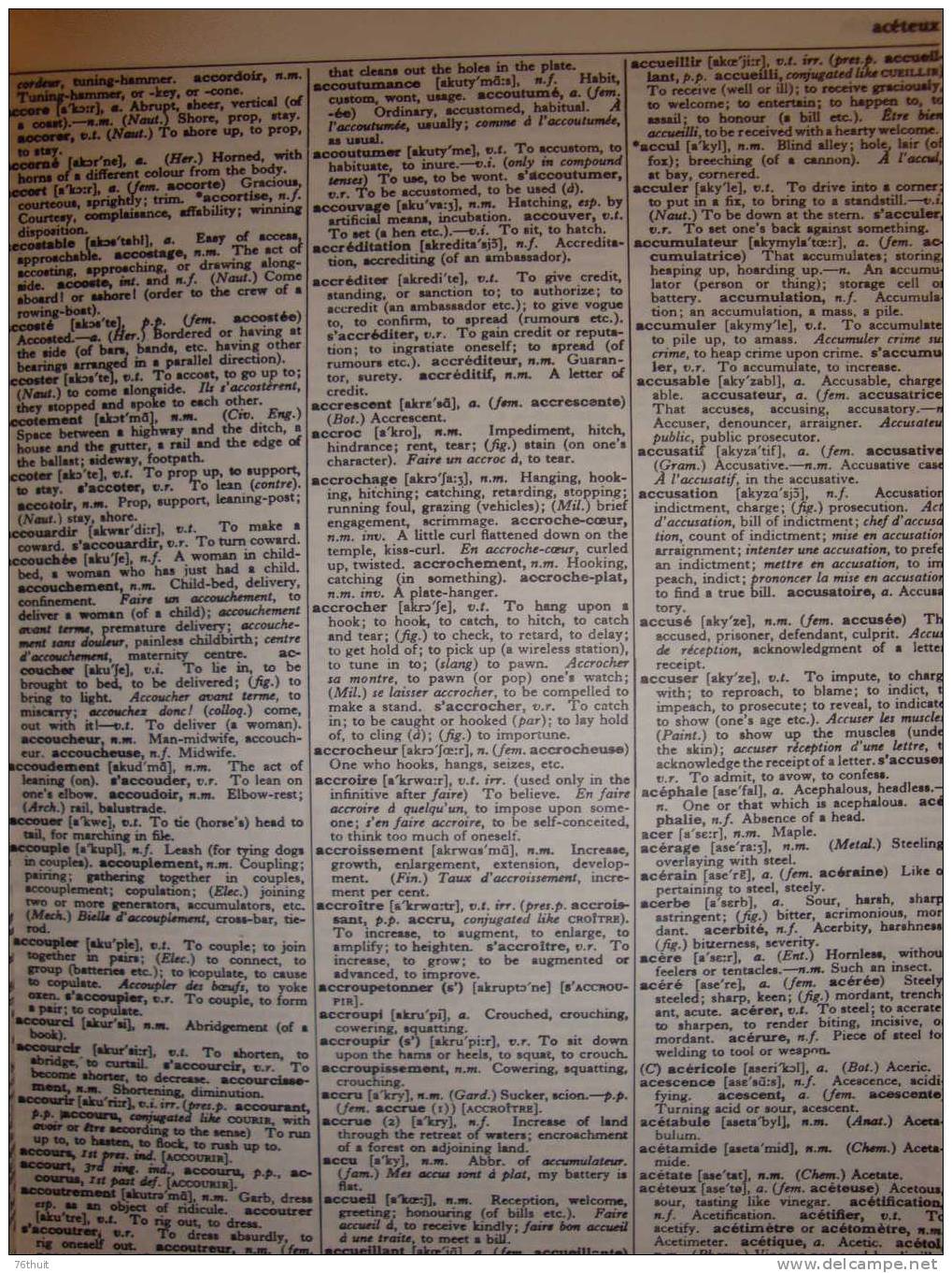 ANGLAIS - Dictionnaire CASSELL - French/English Dictionary - Par Denis GIRARD - London 1980 - Wörterbücher