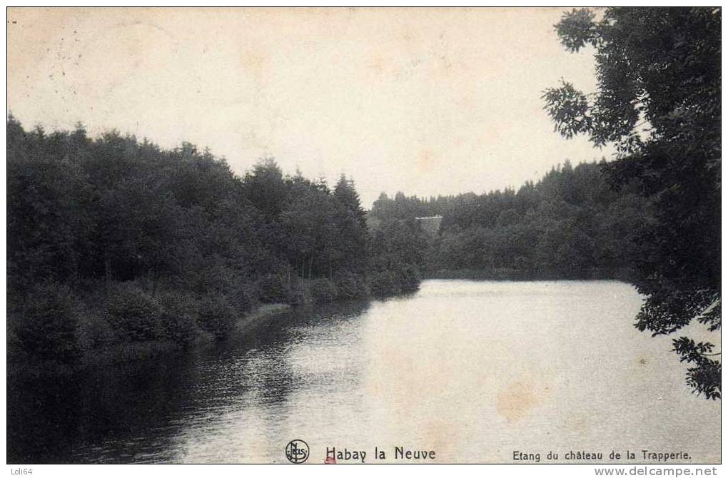 /BELGIQUE/ HABAY LA NEUVE  ETANG DU CHATEAU DE LA TRAPPERIE - Habay