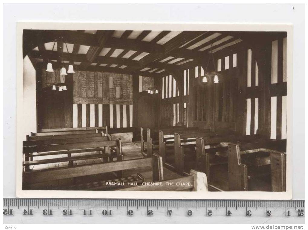 BRAMALL HALL CHESHIRE THE CHAPEL    **SCANS RECTO VERSO*** Z4 - Autres & Non Classés