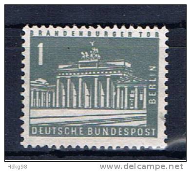 D+ Berlin 1956 Mi 140 Mng Brandenburger Tor - Unused Stamps