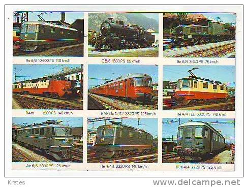 Postcard - Railway - Funiculares