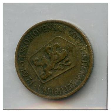 Czechoslovakia 1 Koruna 1971 - Tschechoslowakei