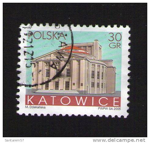 Timbre Oblitéré Used Stamp Selo Carimbado KATOWICE POLSKA 30GR POLOGNE POLAND 2005 - Used Stamps