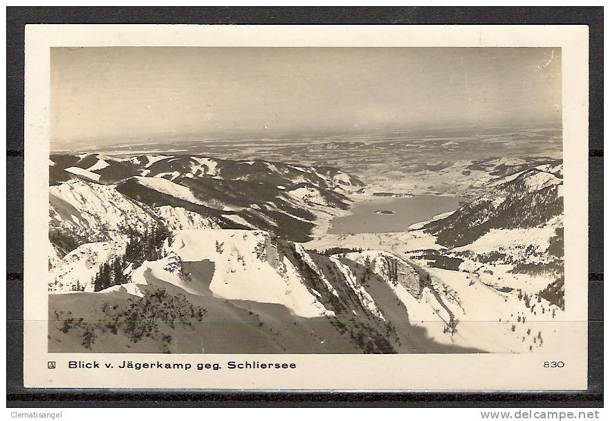 TOP!! BLICK VOM JÄGERKAMP GEGEN SCHLIERSEE * 1920 *!! - Schliersee