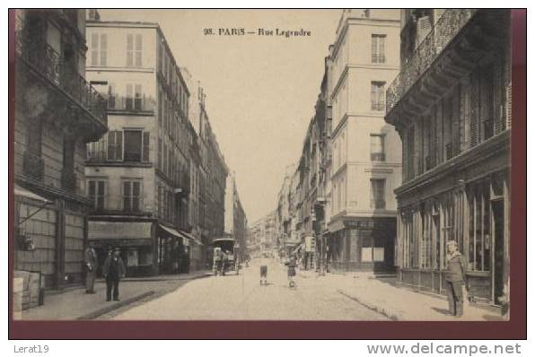 75....PARIS 17eme...RUE LEGENDRE......NON..ECRITE      .... * ‹(•¿•)› - Paris (17)