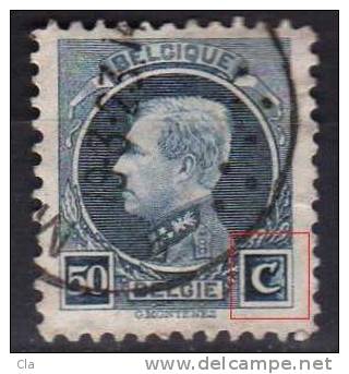 211B  Obl  Retouche  Cob +7.5 - 1921-1925 Petit Montenez