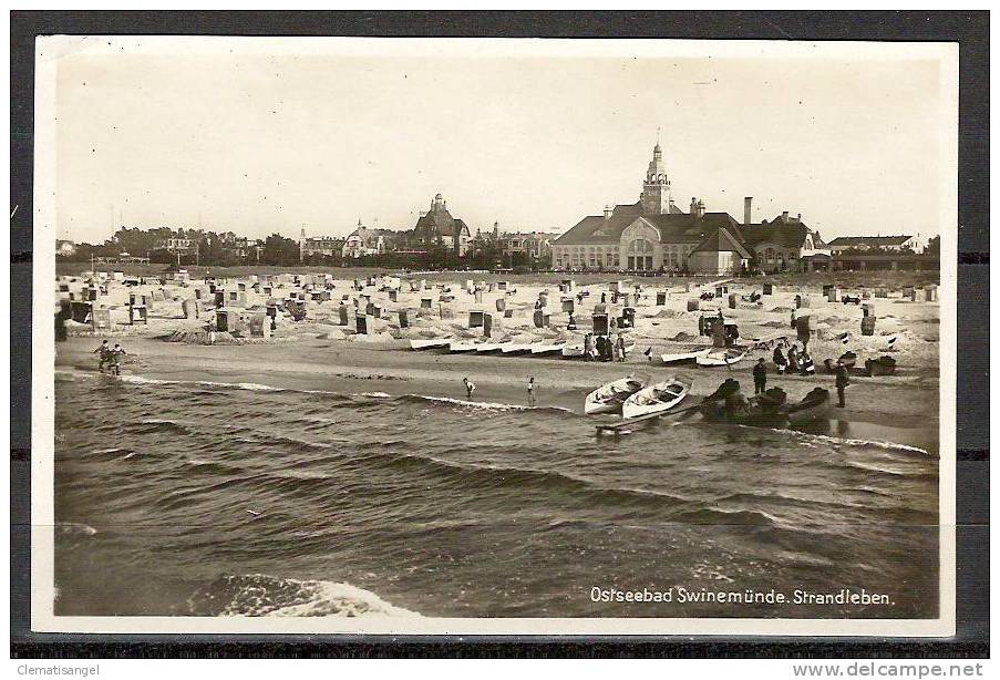 TOP!! OSTSEEBAD SWINEMÜNDE * STRANDLEBEN *!! - Pommern