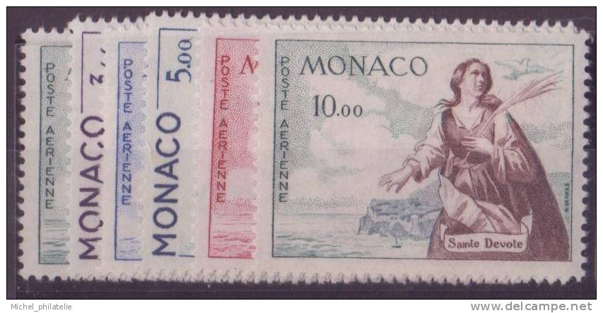 MONACO N° 73/78**  PAR AVION  NEUF SANS CHARNIEREE - Airmail