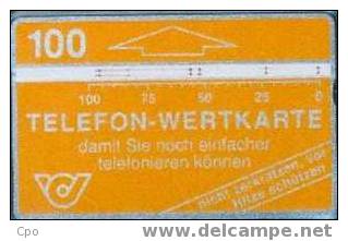 # AUSTRIA A2 Telefon-Wertkarte 100 Landis&gyr   Tres Bon Etat - Oostenrijk