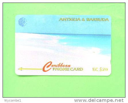 ANTIGUA AND BARBUDA - Magnetic Phonecard/Pink Sand Beach - Antigua And Barbuda