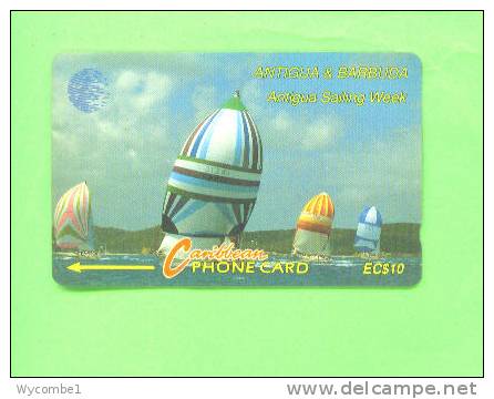 ANTIGUA AND BARBUDA - Magnetic Phonecard/Sailing Week $10 - Antigua And Barbuda