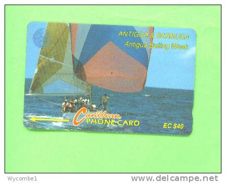 ANTIGUA AND BARBUDA - Magnetic Phonecard/Sailing Week $40 - Antigua And Barbuda