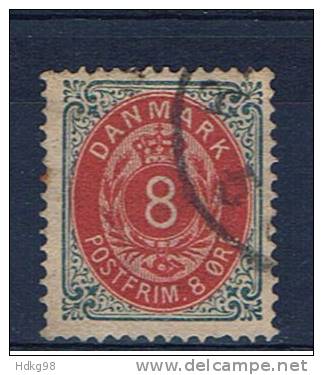 DK Dänemark 1875 Mi 25 - Oblitérés