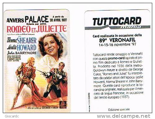 PROMOCARD - TUTTOCARD MANIA: 89^ VERONAFIL 1997 (GIULIETTA E ROMEO)   -  RIF. 1320 - Autres Formats